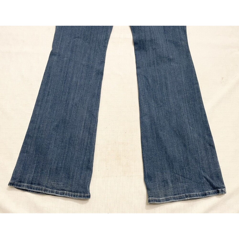Women's Levi's 726 Flare Jeans Size 32 x 32 Blue Denim Stretch Wide Leg Casual - Picture 7 of 7